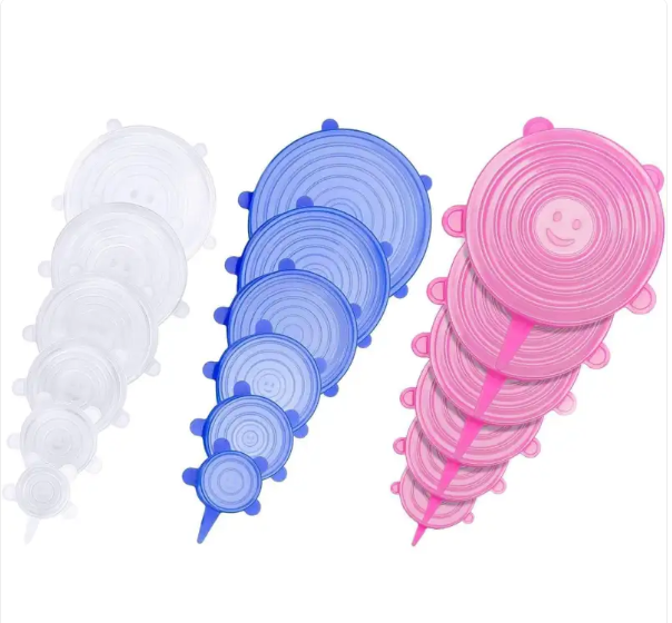 Stretchable Food Cover Lids for Easy Kitchen Storage Solutions