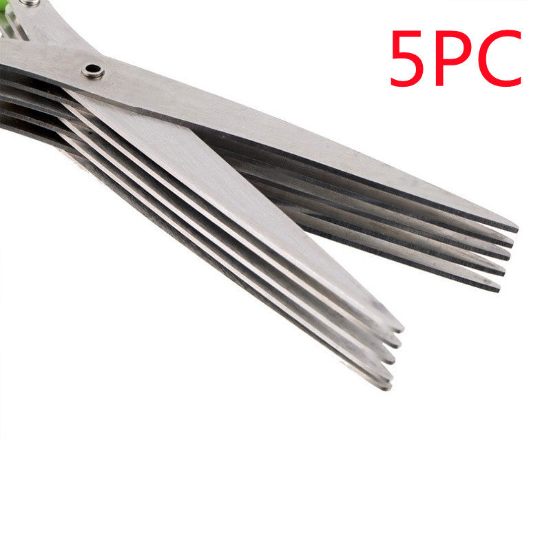 Multi-Layer Green Onion Scissors for Quick Kitchen Prep
