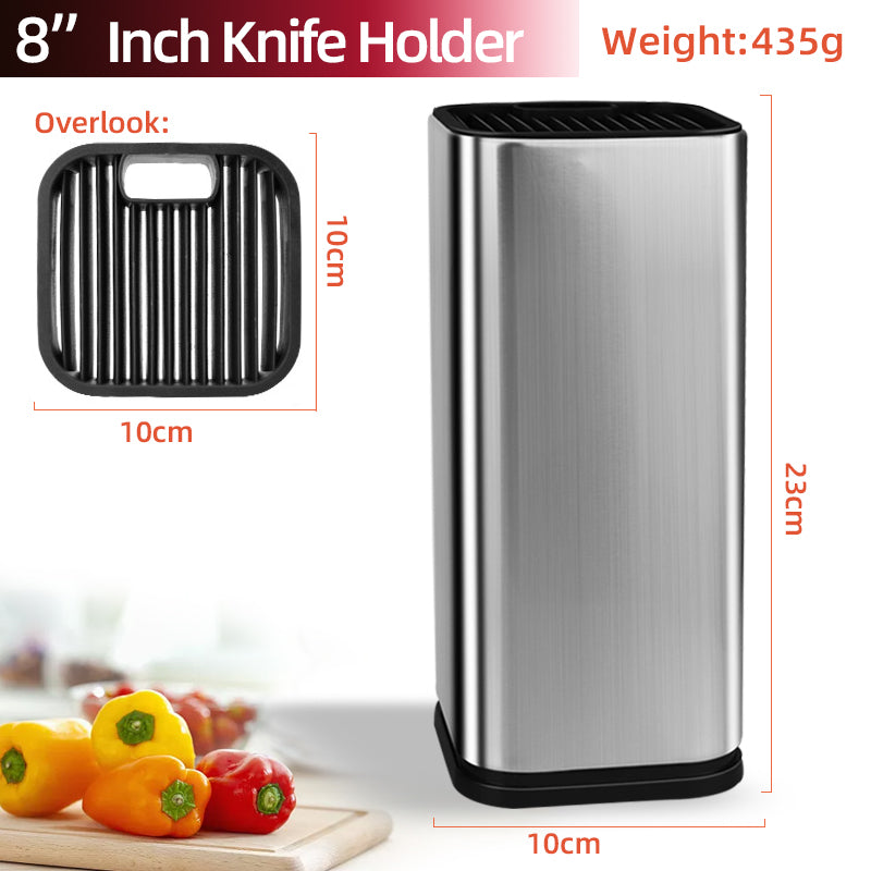 Kitchen Knife and Chopping Board Organizer with Drain Tray