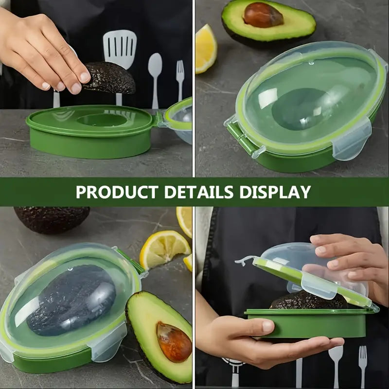 Avocado Storage Saver for Fresh, Green Halves Longer