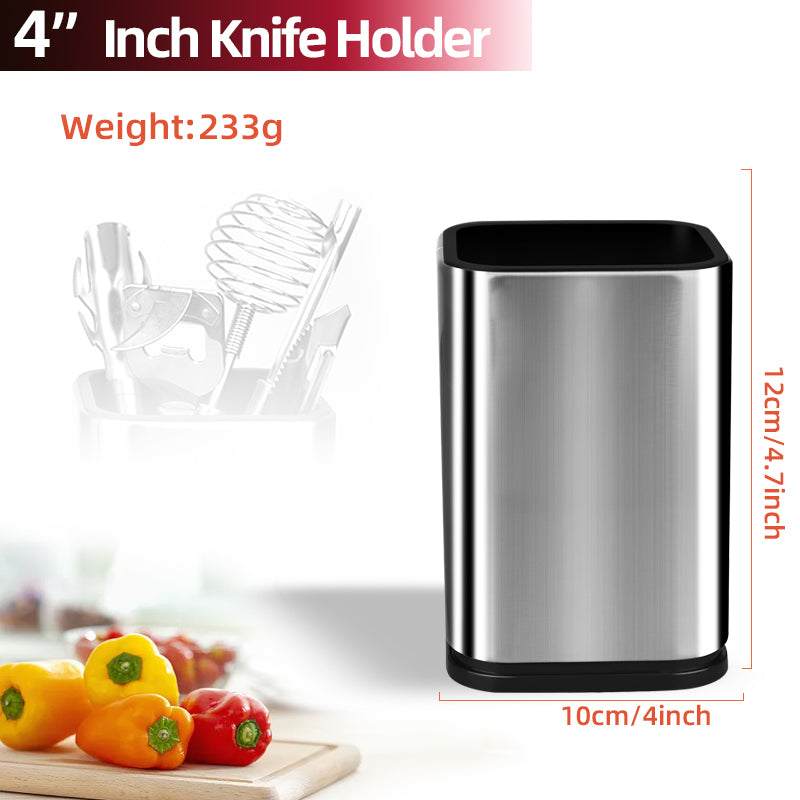 Kitchen Knife and Chopping Board Organizer with Drain Tray
