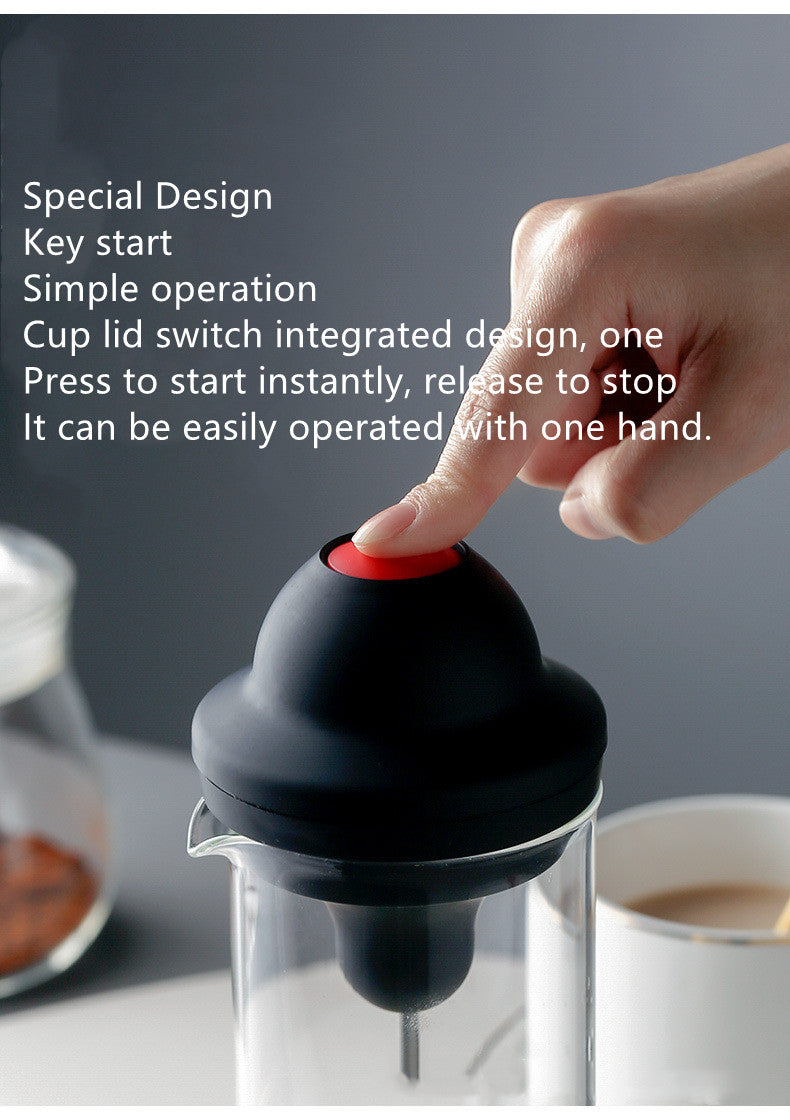Quick Foam Milk Frother Cup for Café-Style Drinks