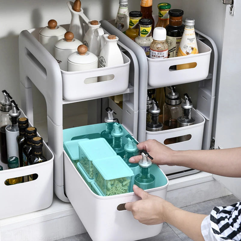 2-Tier Kitchen Storage Rack for Easy Organization