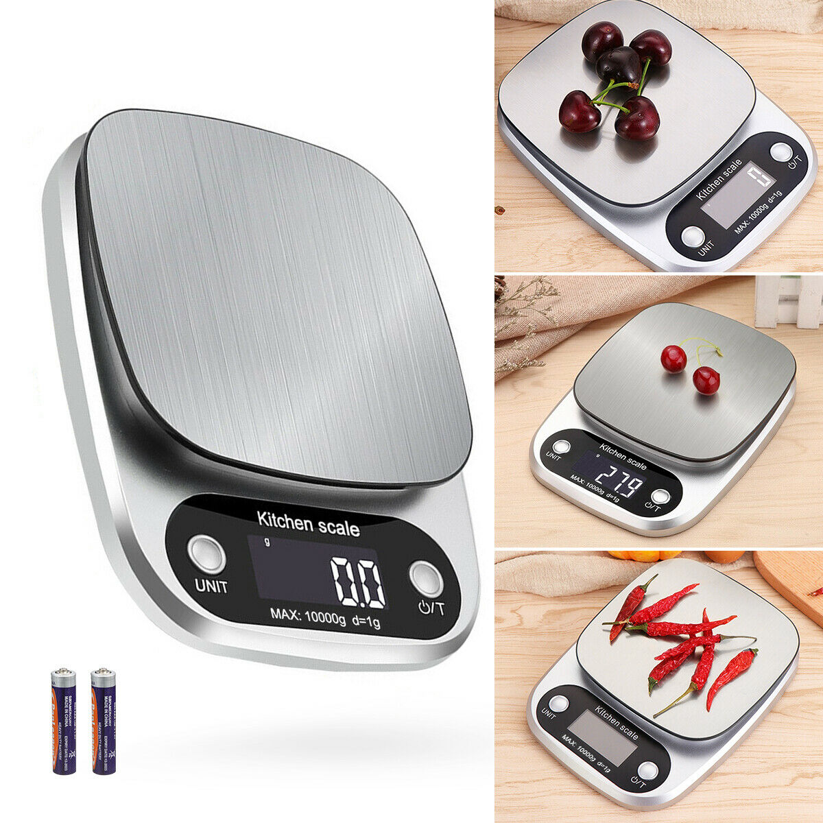 Smart Digital Kitchen Scale for Cooking, Diet, and Prep
