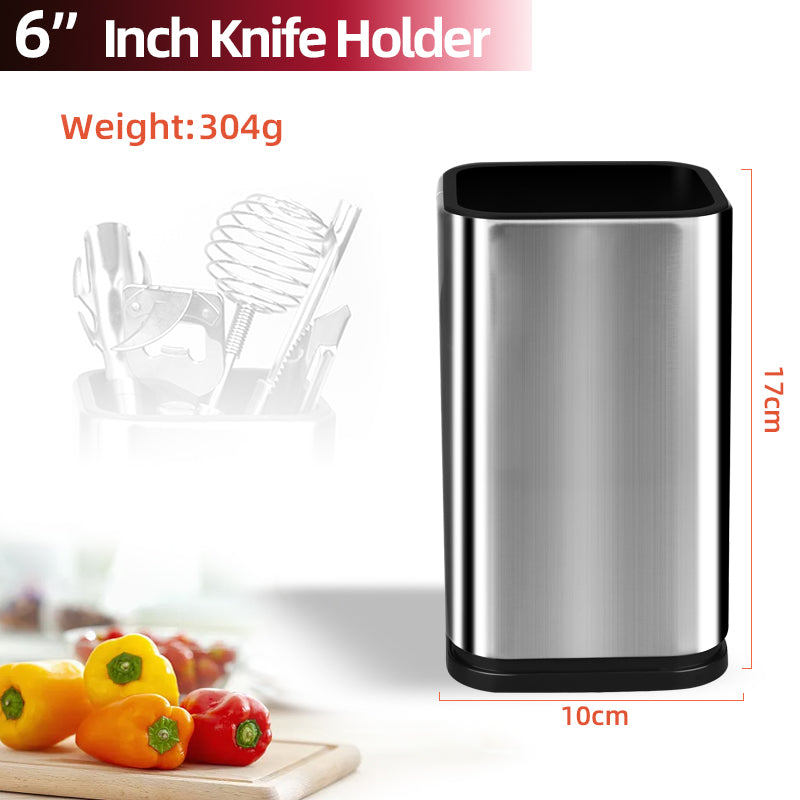 Kitchen Knife and Chopping Board Organizer with Drain Tray