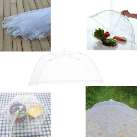 Foldable Mesh Food Cover for Clean, Protected Meals