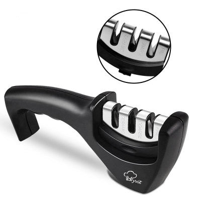 2-Stage Diamond Knife Sharpener for Razor-Sharp Kitchen Blades