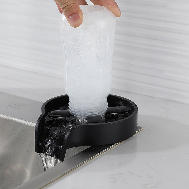 Quick Rinse Cup Washer for Kitchen Sink and Home Bar