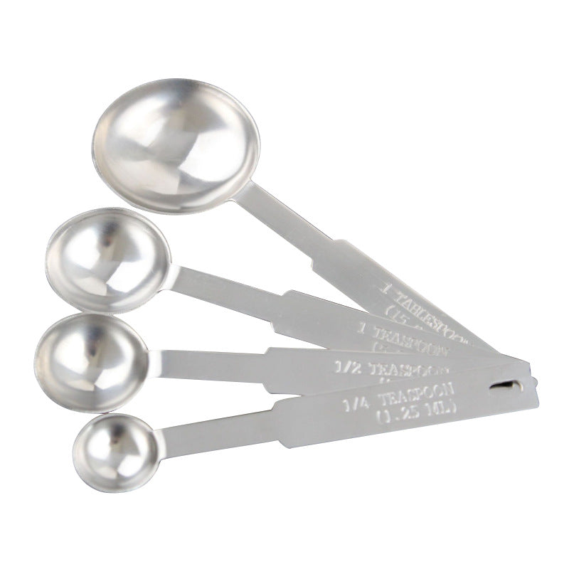 Easy-Store Stainless Steel Measuring Spoons for Everyday Cooking