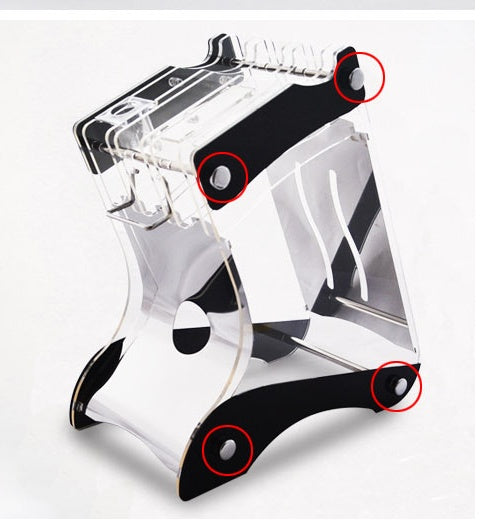 Clear Acrylic Knife Holder for Safe, Stylish Counter Storage
