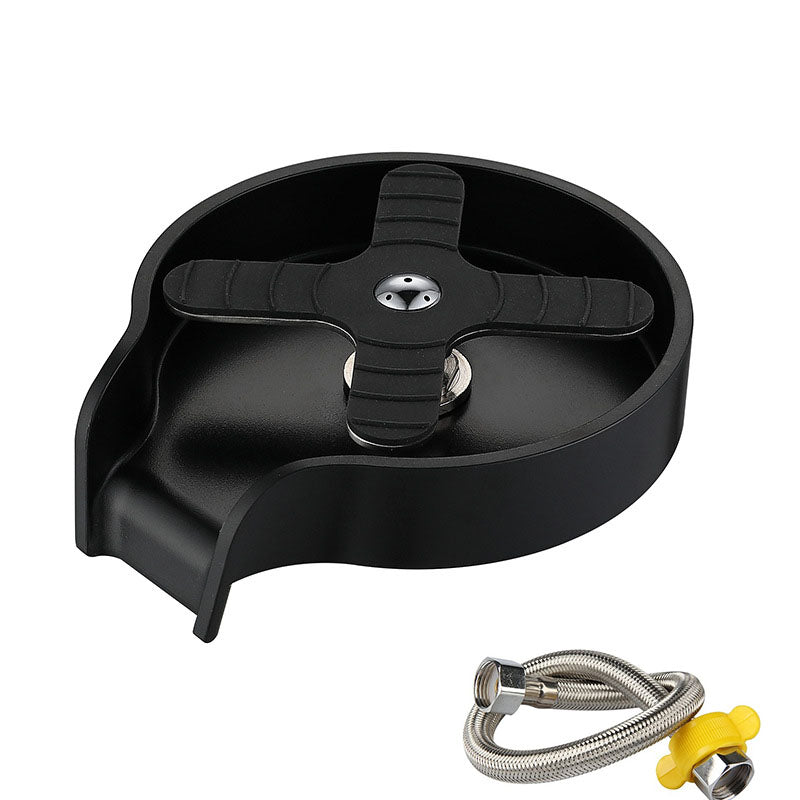 Quick Rinse Cup Washer for Kitchen Sink and Home Bar