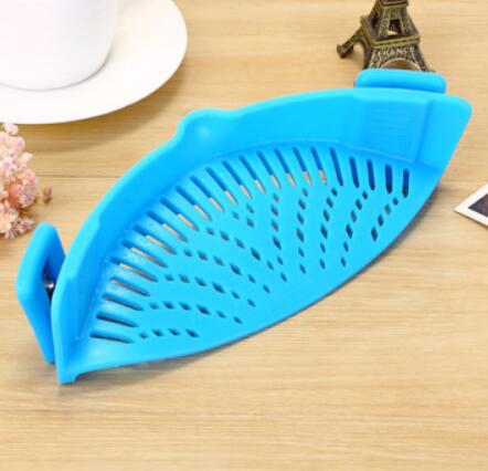 Clip-On Silicone Strainer for Easy, Mess-Free Draining