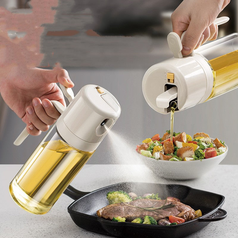 Easy Spray and Pour Oil Bottle for Everyday Cooking