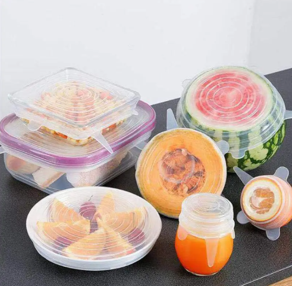 Stretchable Food Cover Lids for Easy Kitchen Storage Solutions