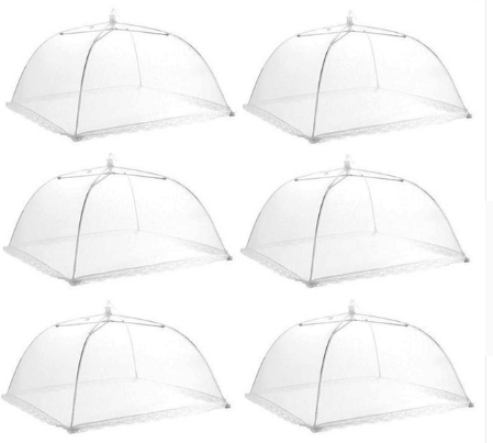 Foldable Mesh Food Cover for Clean, Protected Meals