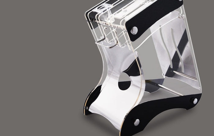 Clear Acrylic Knife Holder for Safe, Stylish Counter Storage