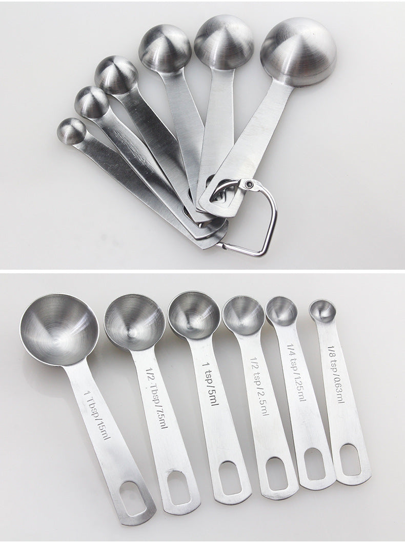Easy-Store Stainless Steel Measuring Spoons for Everyday Cooking
