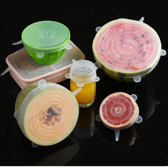 Stretchable Food Cover Lids for Easy Kitchen Storage Solutions