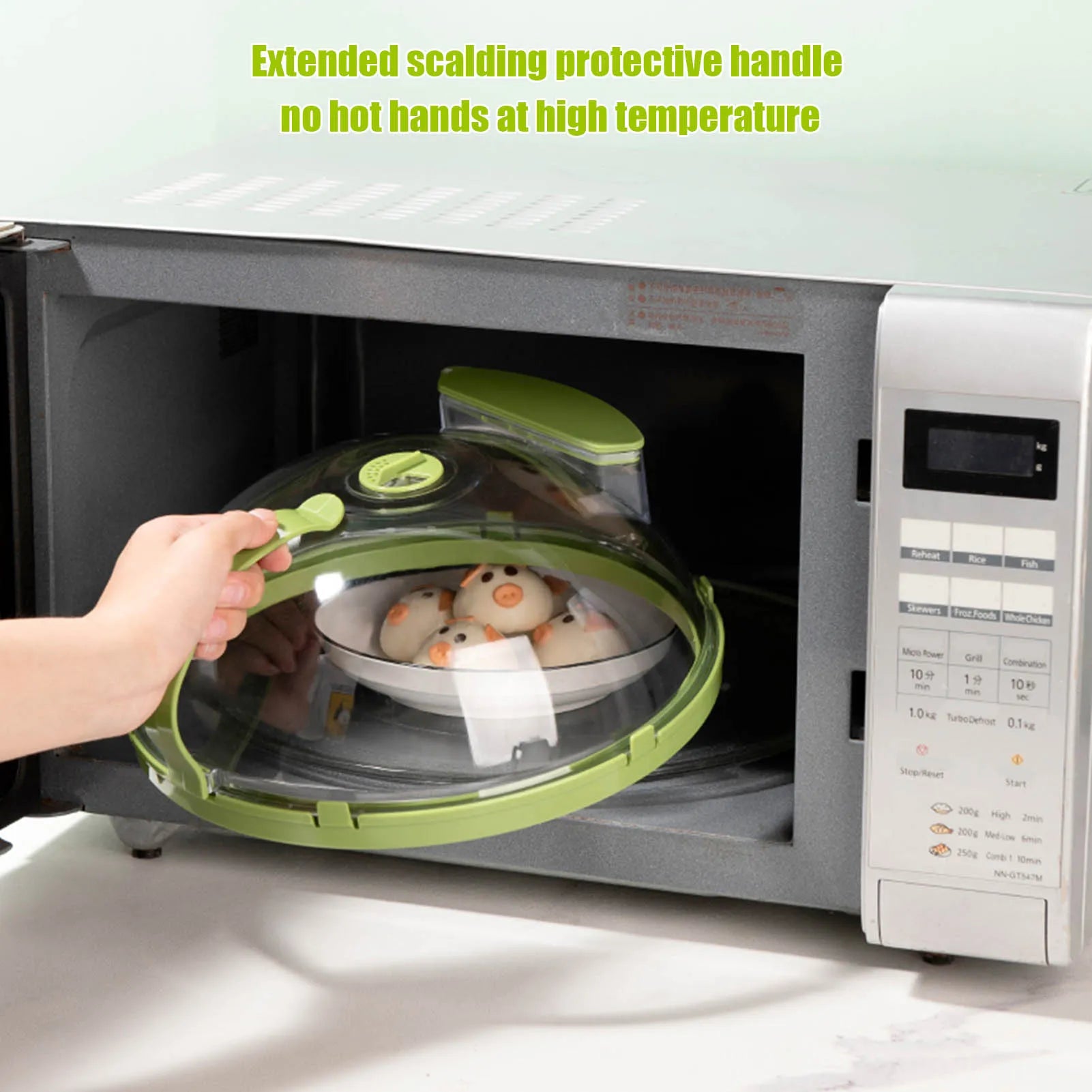 Reusable Microwave Cover for Cleaner, Faster Food Heating