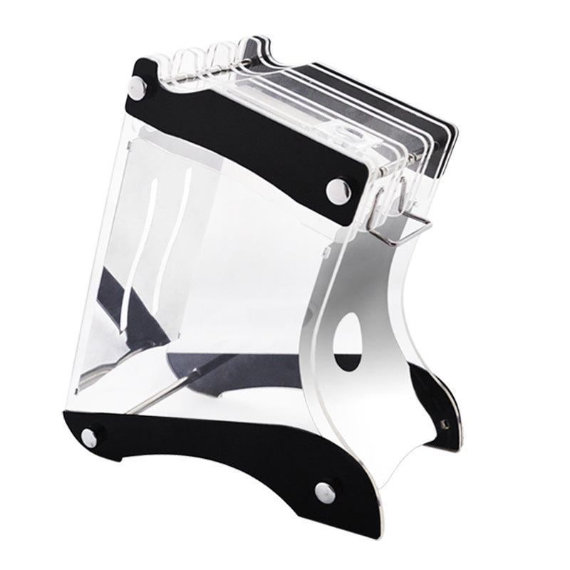 Clear Acrylic Knife Holder for Safe, Stylish Counter Storage