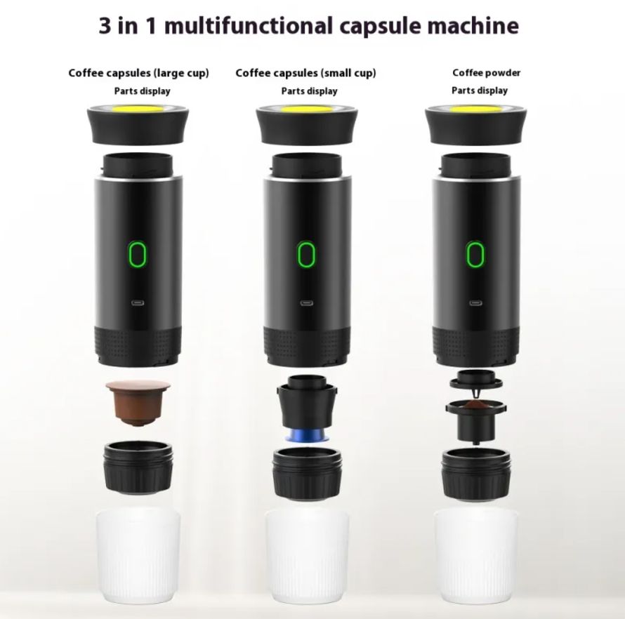 Portable Capsule Coffee Maker for Fresh Coffee Anywhere Anytime