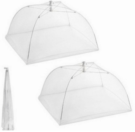 Foldable Mesh Food Cover for Clean, Protected Meals