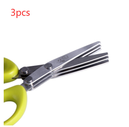 Multi-Layer Green Onion Scissors for Quick Kitchen Prep