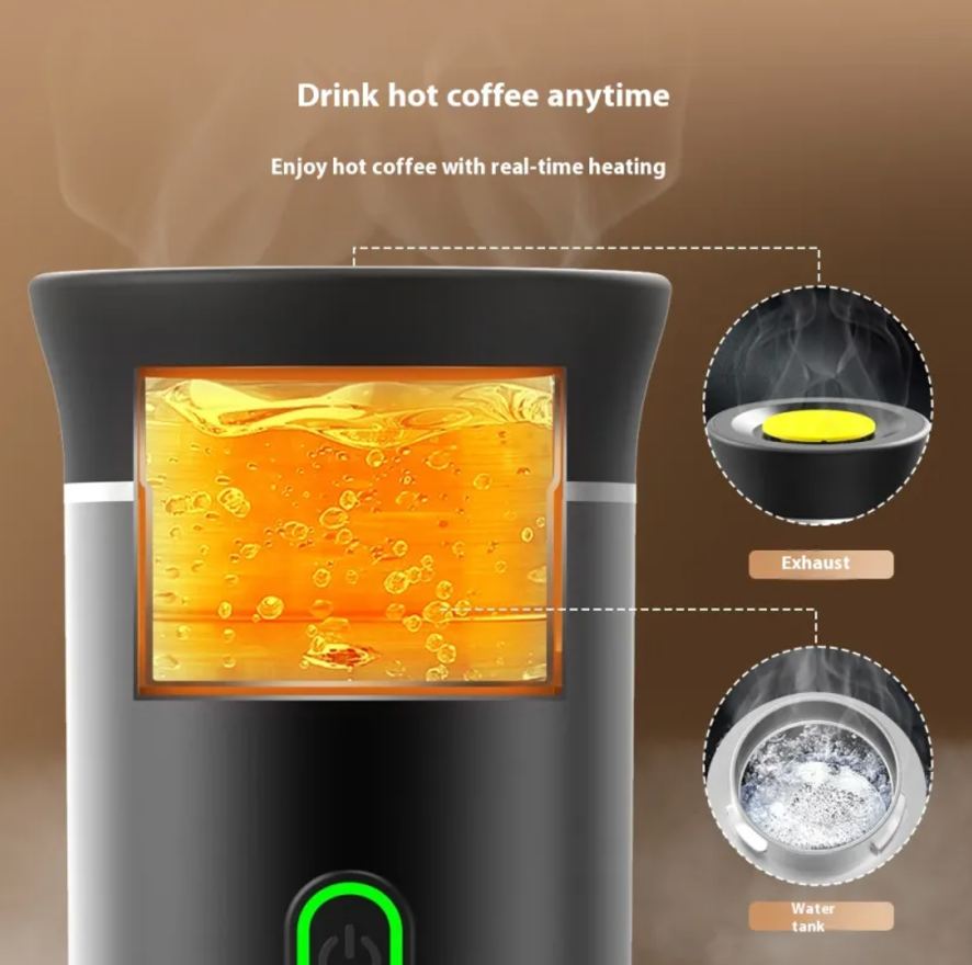 Portable Capsule Coffee Maker for Fresh Coffee Anywhere Anytime