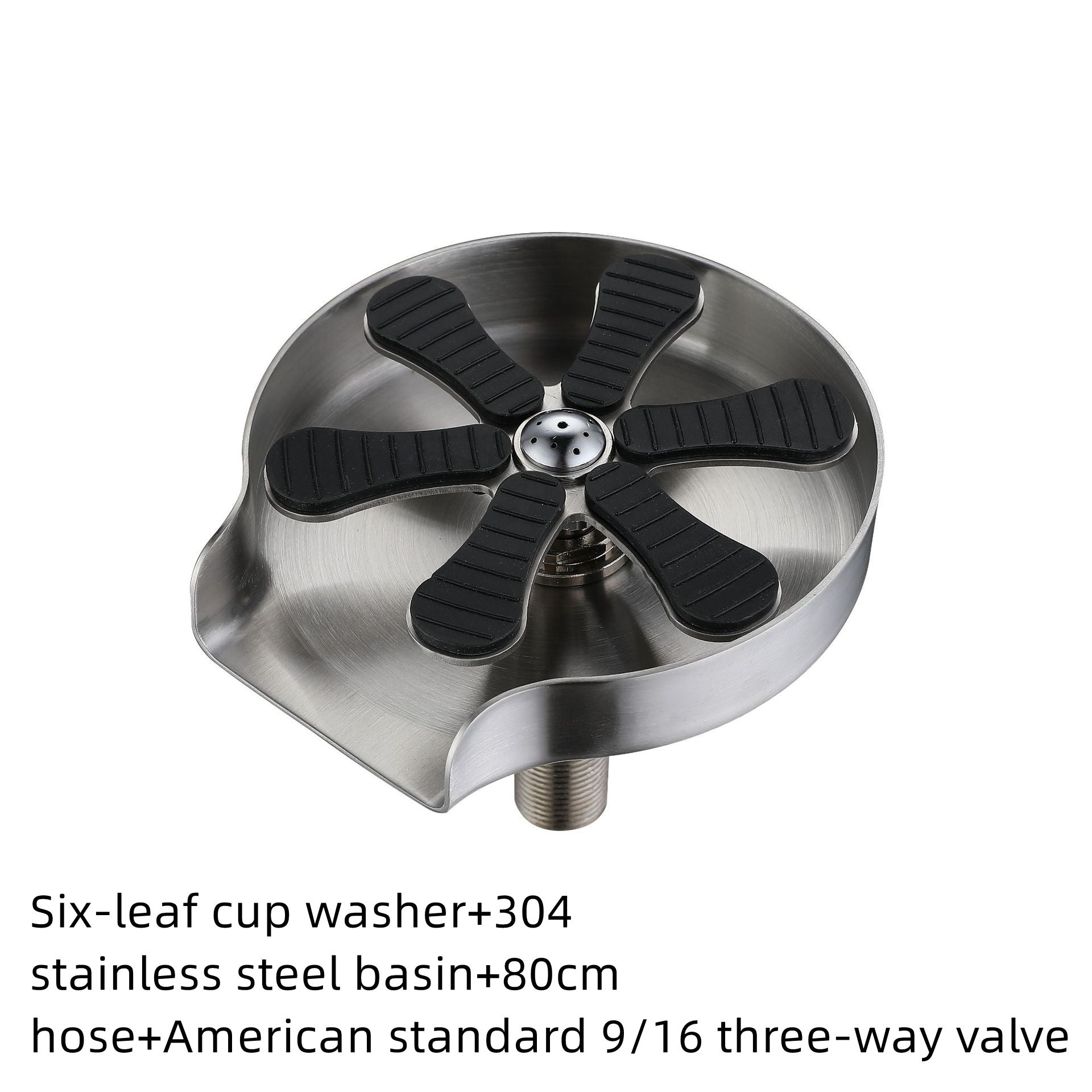Quick Rinse Cup Washer for Kitchen Sink and Home Bar