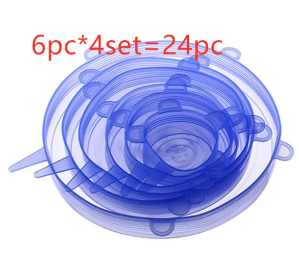 Stretchable Food Cover Lids for Easy Kitchen Storage Solutions